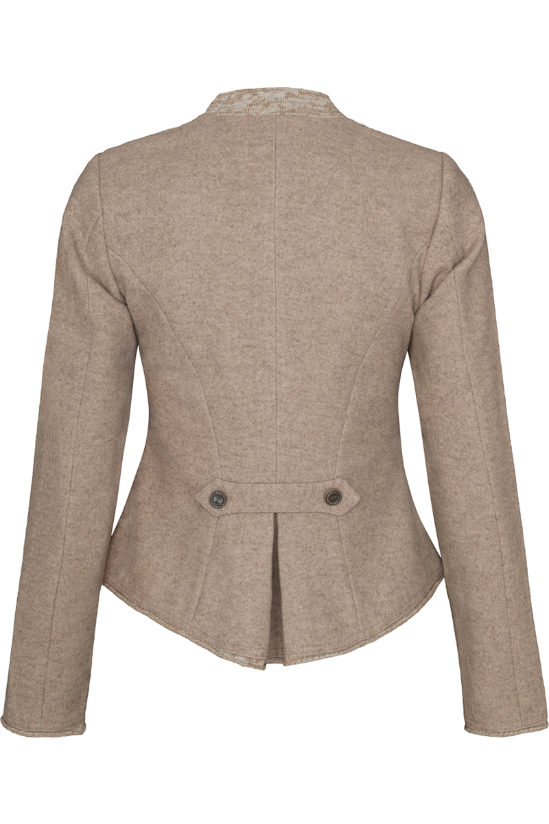 Damen Trachtenjacke kurz mit Schchen beige Bild 2