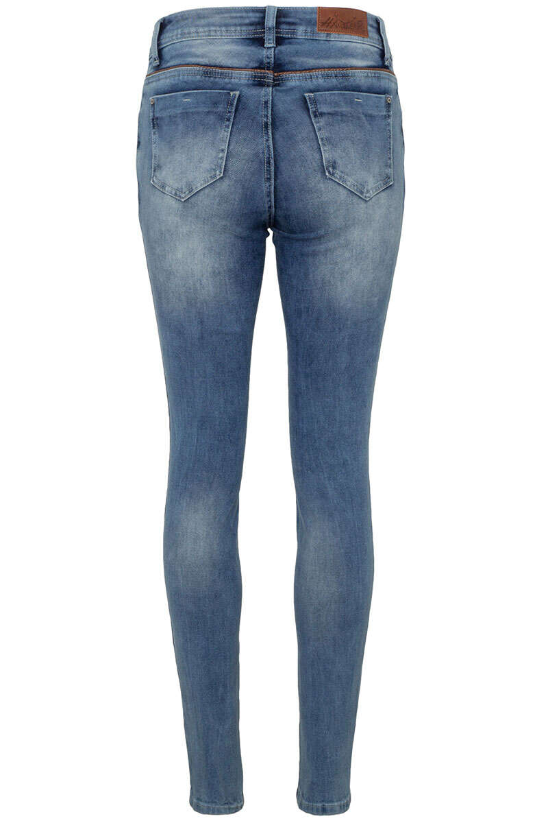 Damen Trachtenjeans lang denim Bild 2