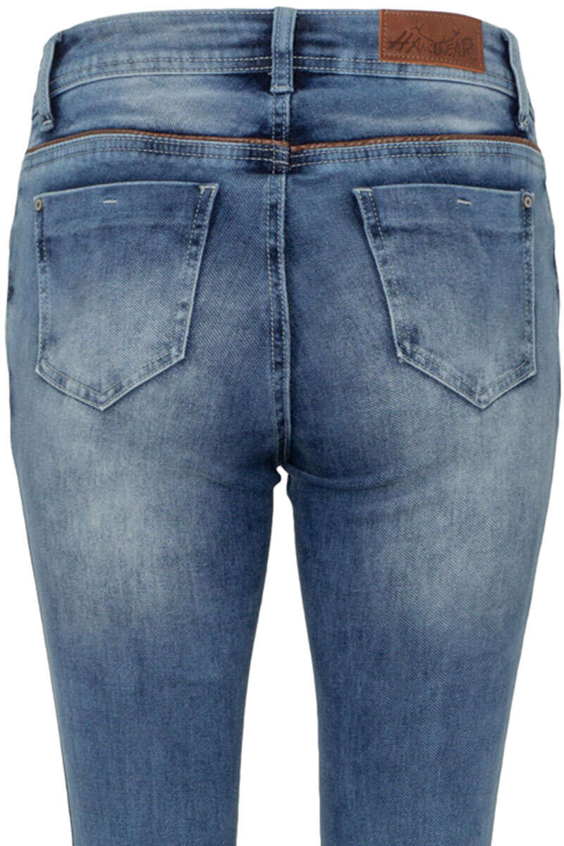 Damen Trachtenjeans lang denim Bild 2