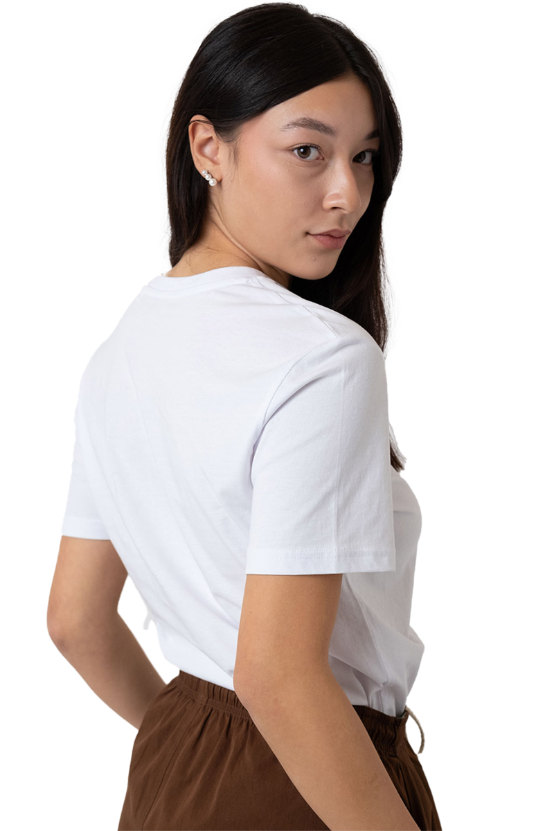 Damen T-Shirt mit Stickerei 'Dackelexpress' wei Bild 2