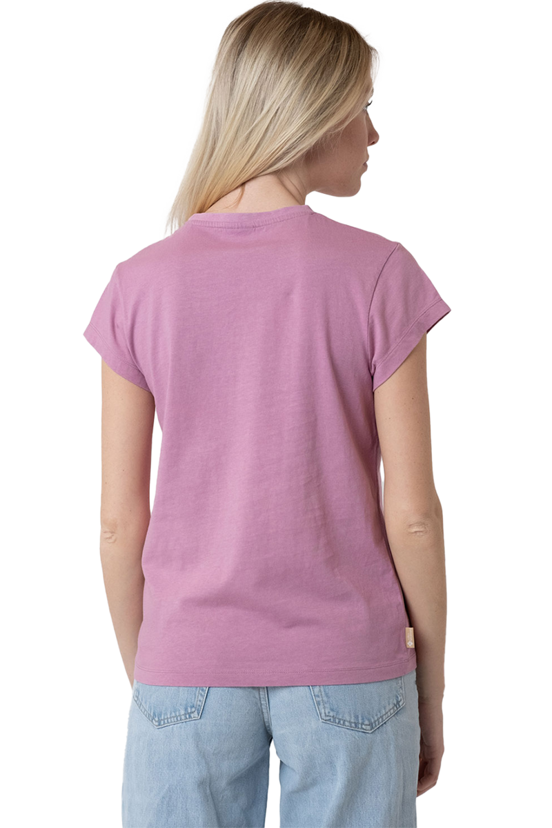 Damen T-Shirt mit Druck 'Peanuts Radln' rosa Bild 2