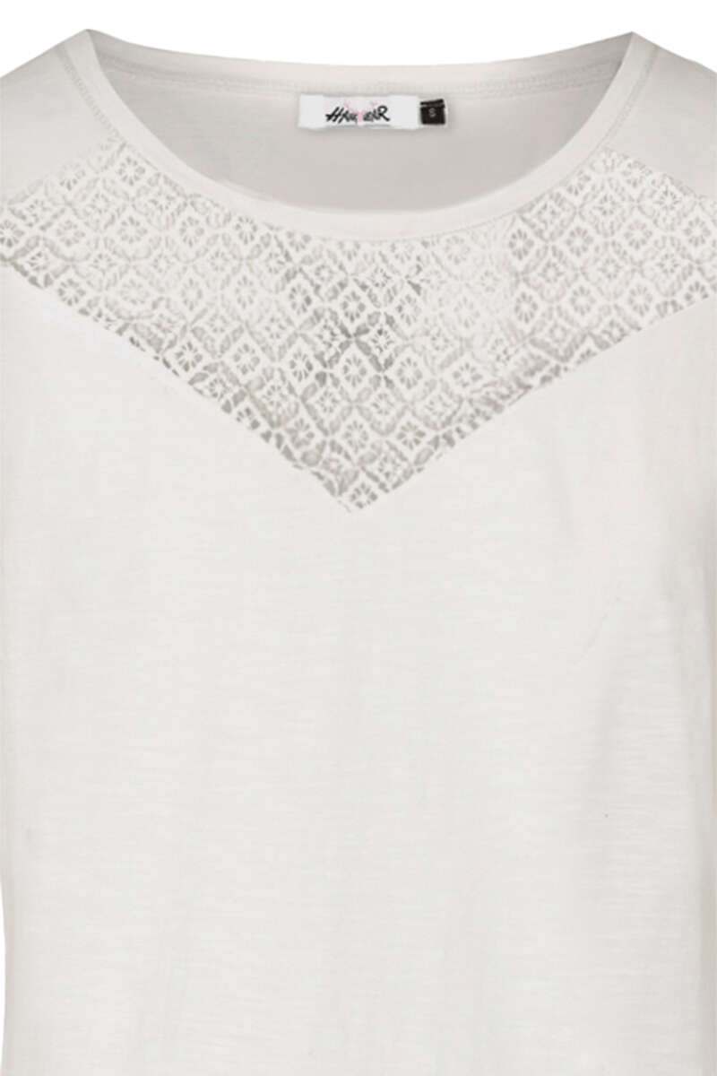 Damen Trachtenshirt Kurzarm offwhite Bild 2