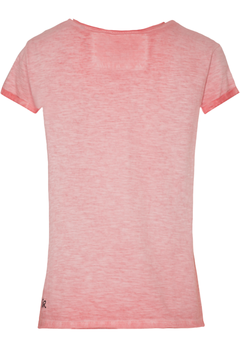 Damen Trachtenshirt mit 'Ros' Spruch Bild 2