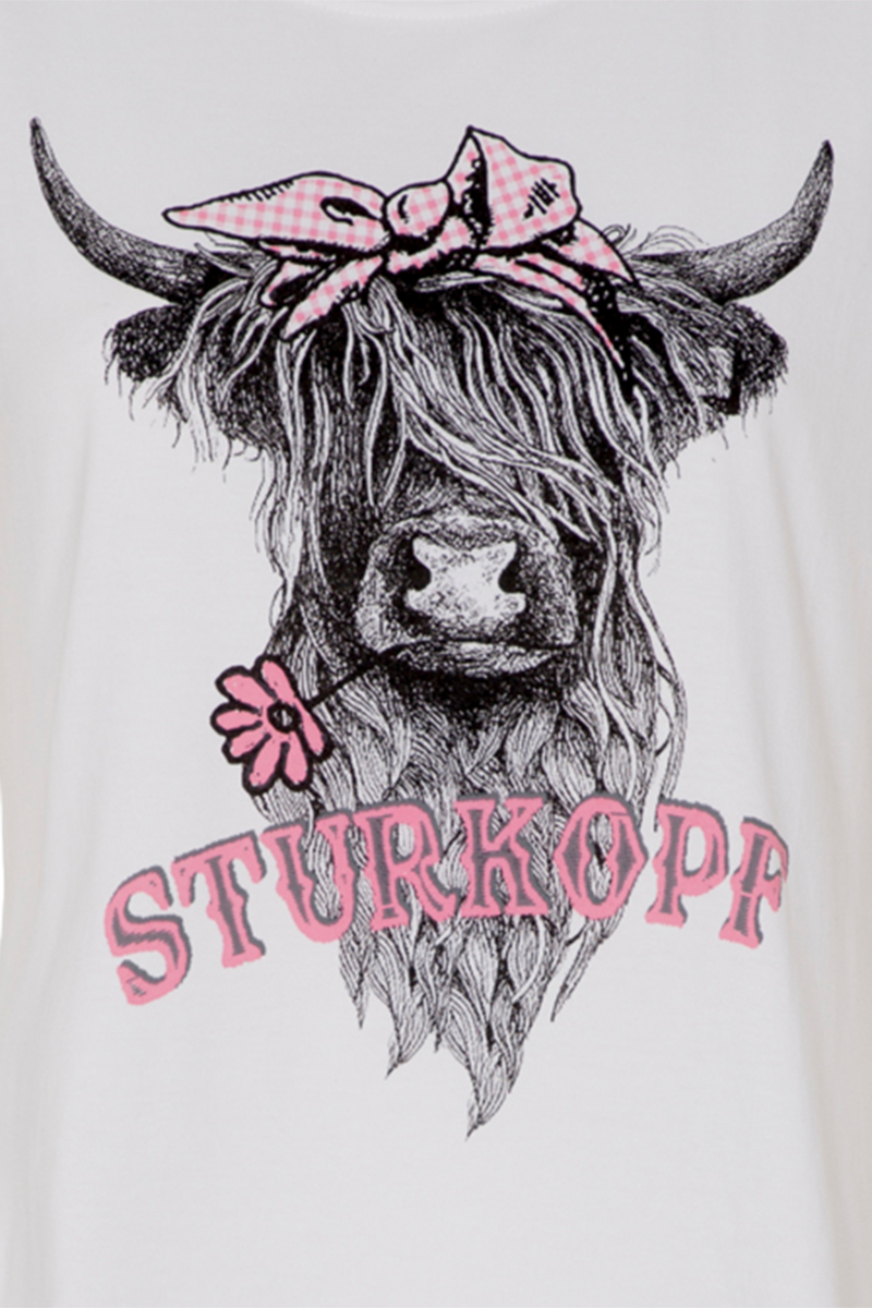 Damen T-Shirt 'Sturkopf' wei Bild 2
