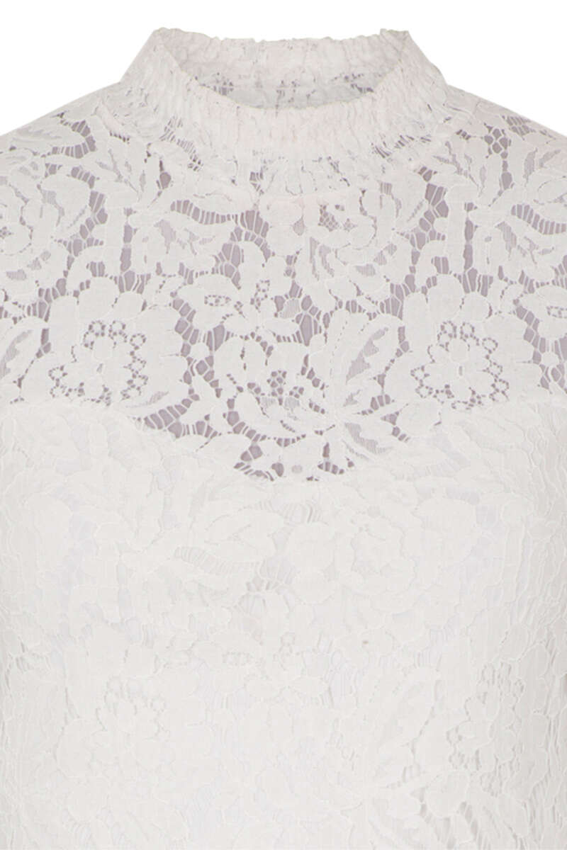 Damen Trachtenshirt Spitzenshirt offwhite Bild 2