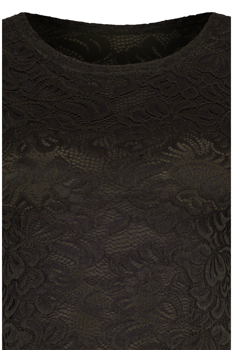 Damen Trachtenshirt aus Spitze moos oliv Bild 2