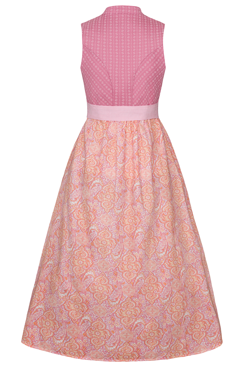 Umstandsdirndl mit Paisleymuster altrosa Bild 2