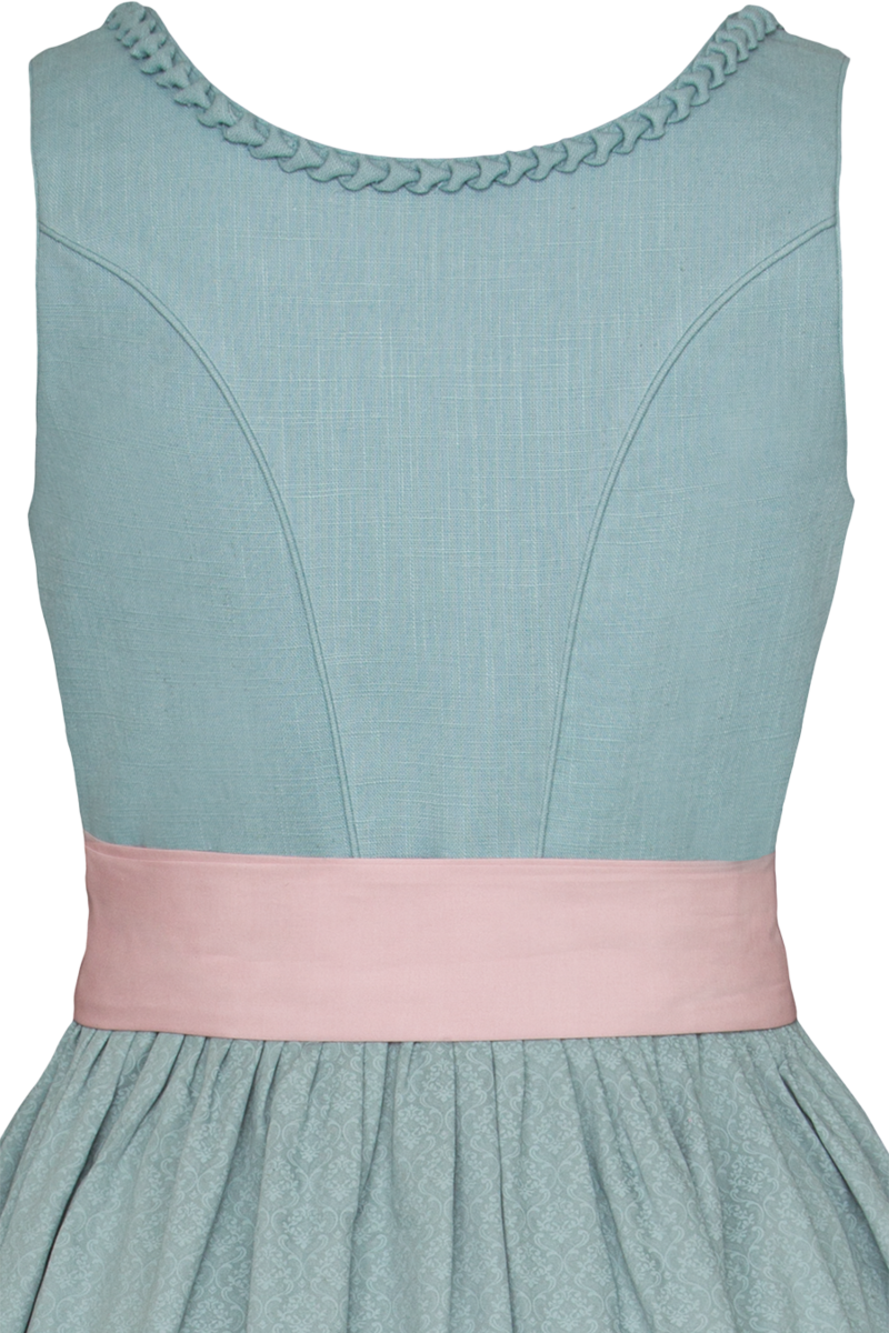 Umstandsdirndl mit Leinen mintgrn Bild 2