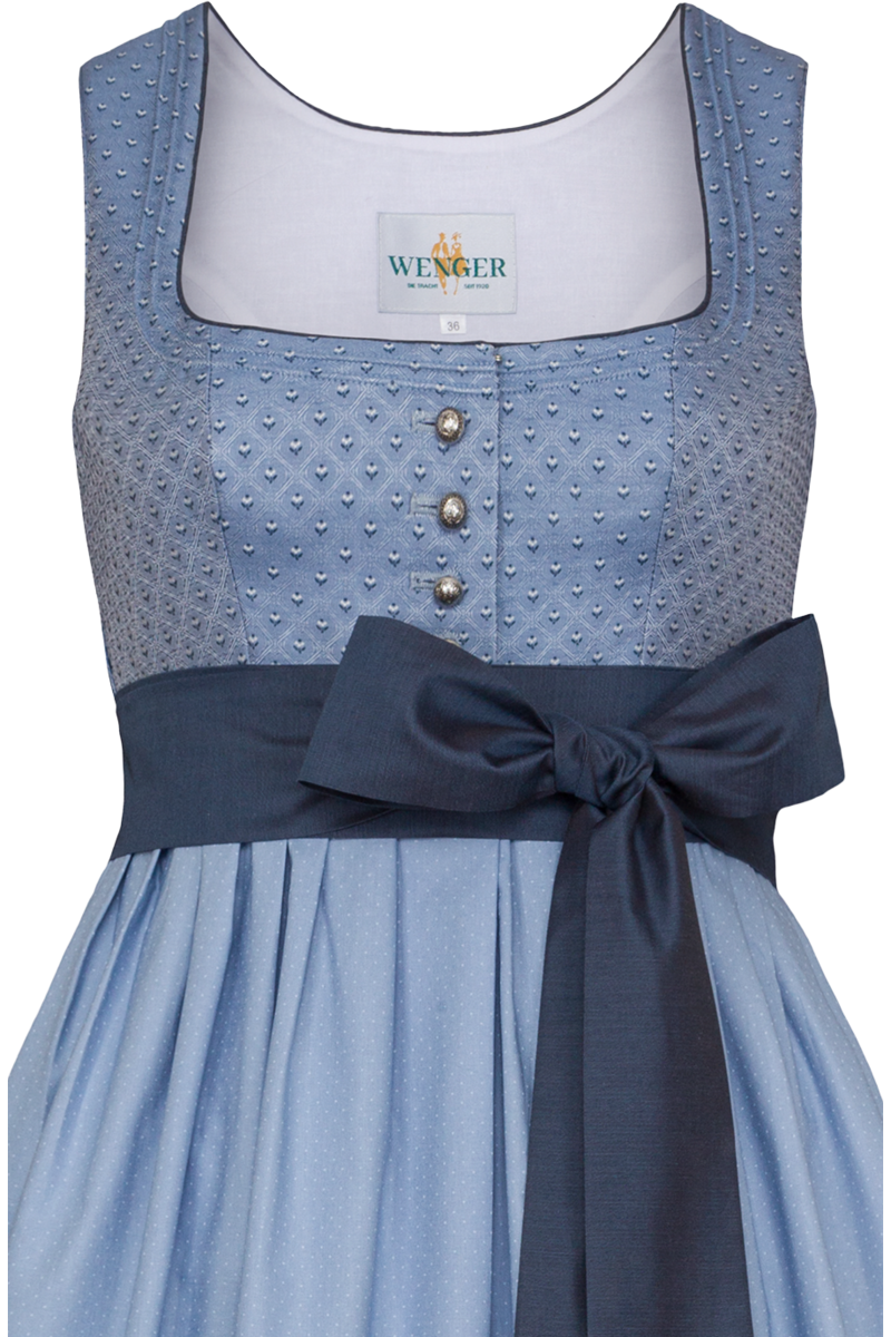 Umstandsdirndl hellblau Bild 2