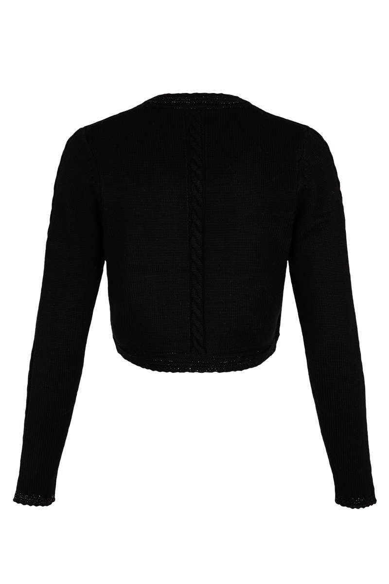 Dirndl-Jacke im Bolero-Stil schwarz Bild 2