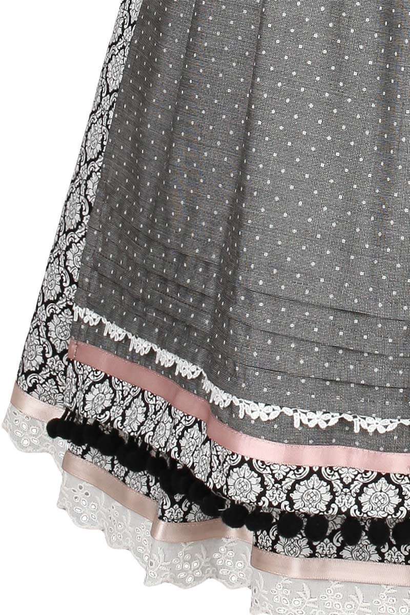 Dirndl Vintage-Stil schwarz rosa Bild 2