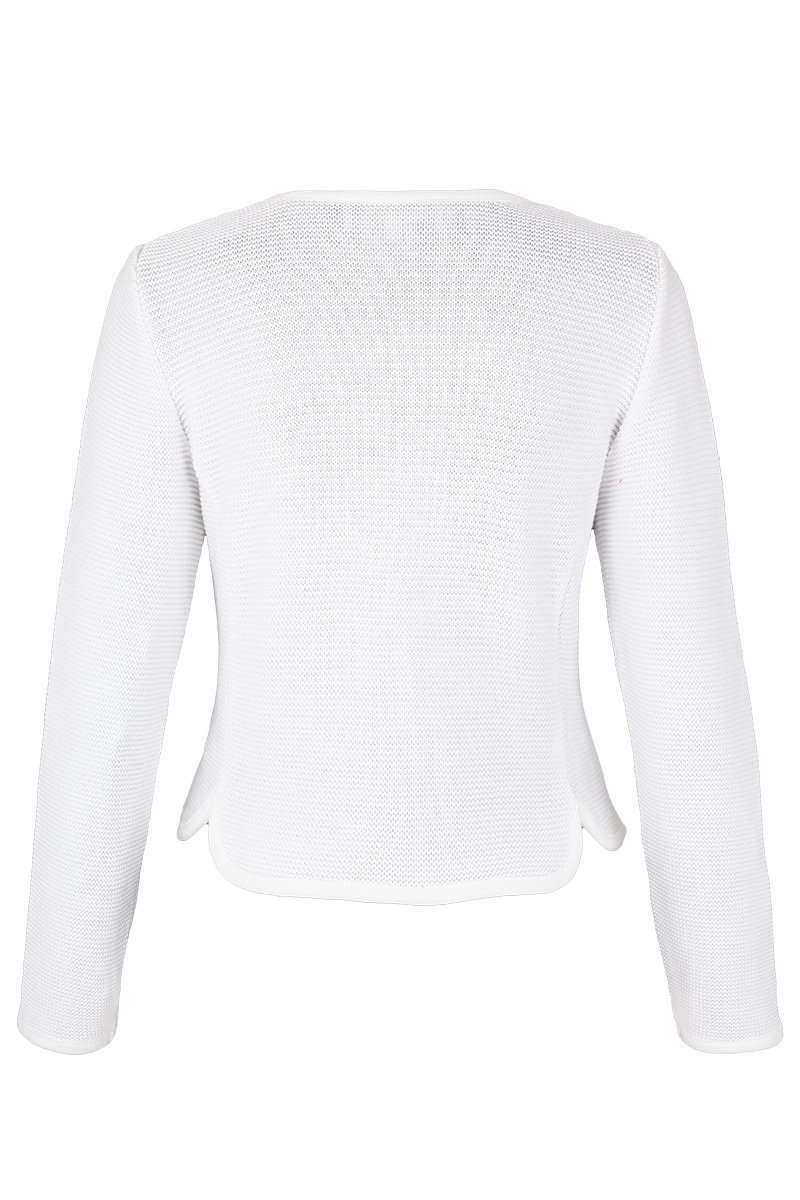 Dirndljacke Strick wei Bild 2