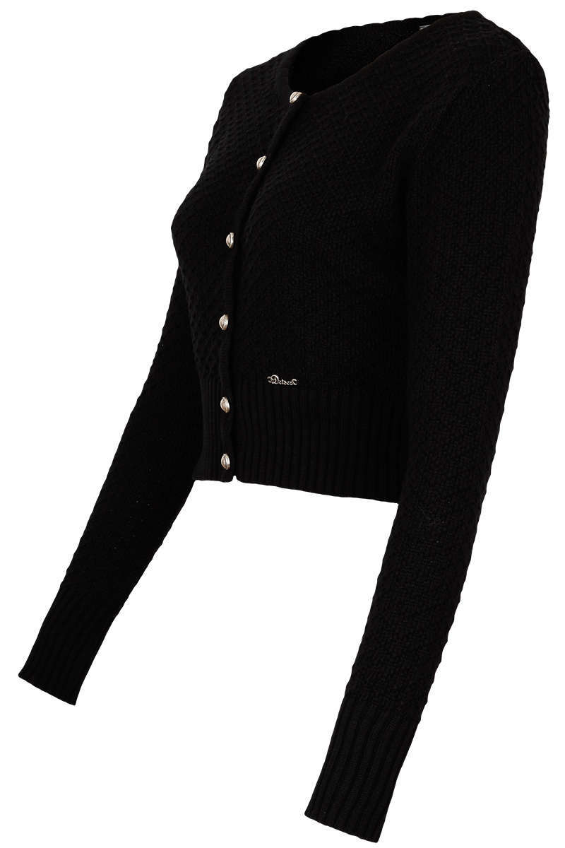 Dirndlstrickjacke schwarz Bild 2