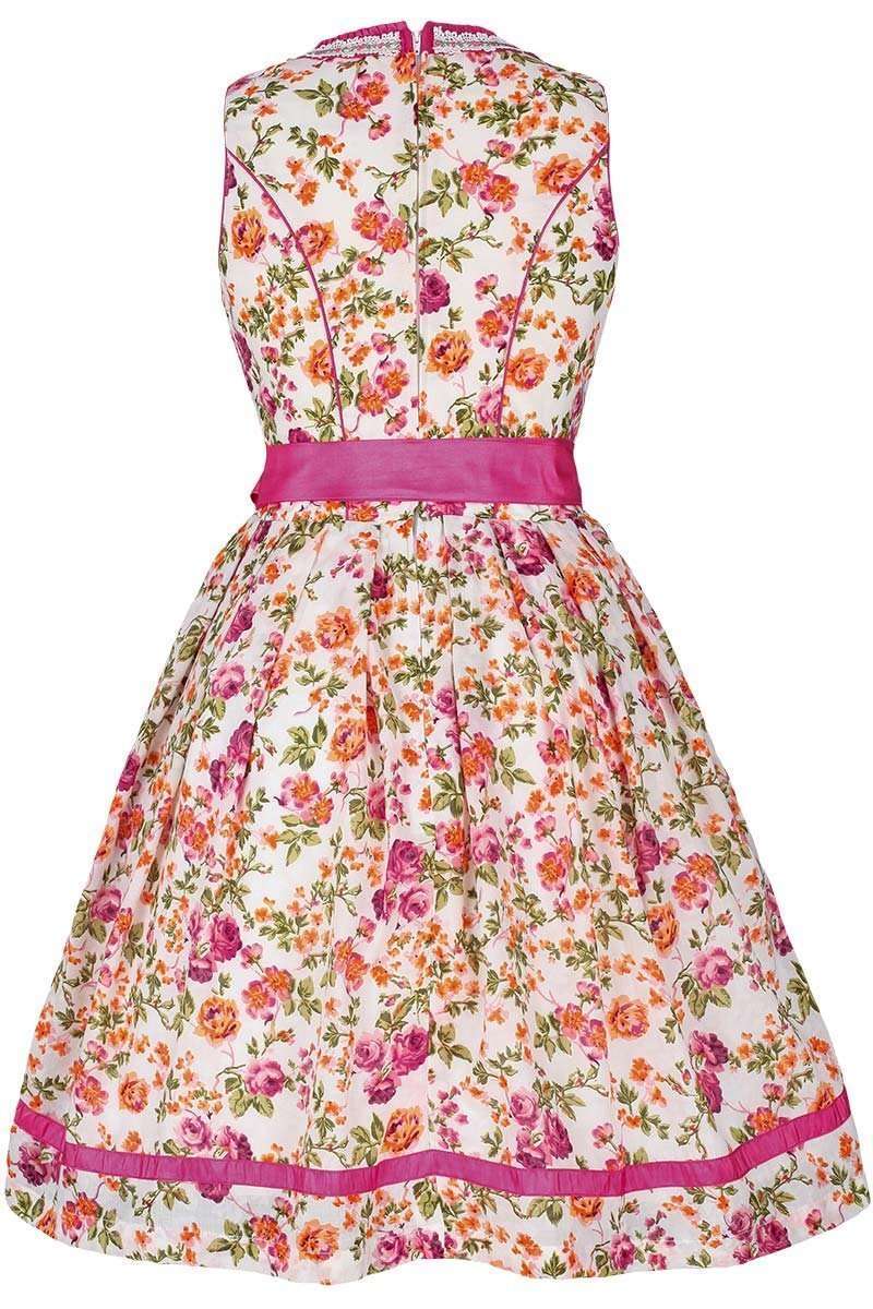 kurzes Blumenprint-Dirndl pink Bild 2