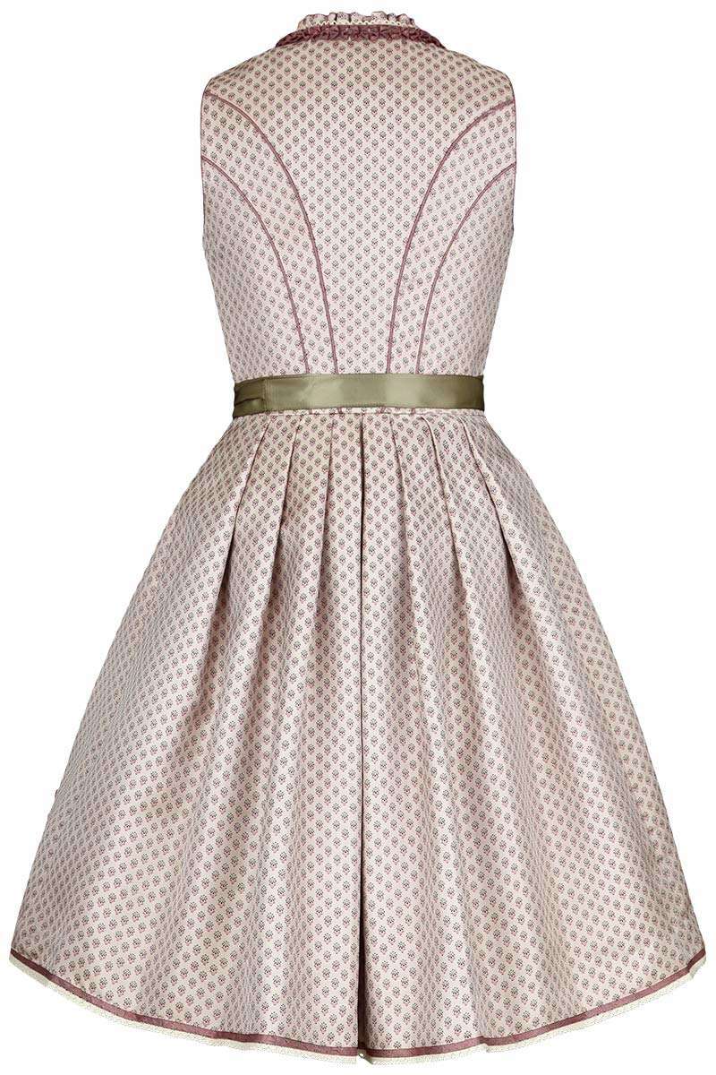 Mini Dirndl creme rosa Bild 2