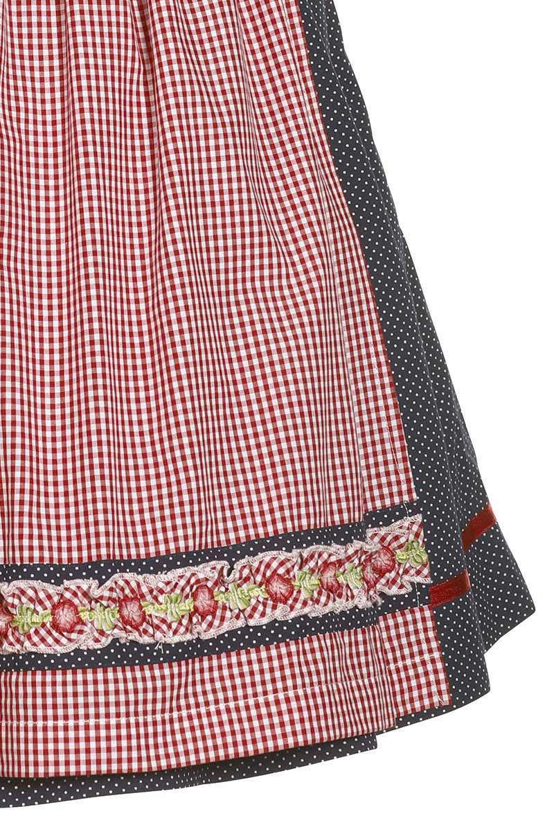 Dirndl Mini Blau Rot Bild 2