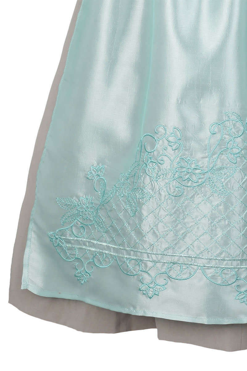 Dirndl midi Pastellfarben aqua Bild 2