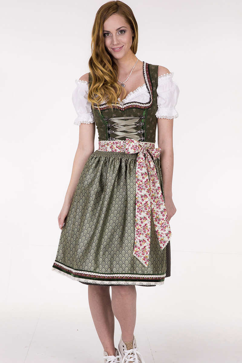 Dirndl oliv Bild 2