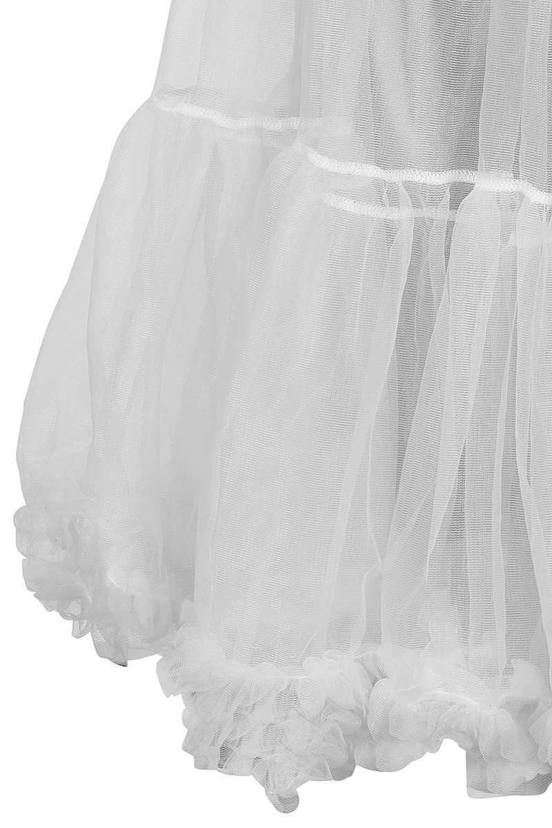 Petticoat Dirndl weiß 65cm Bild 2