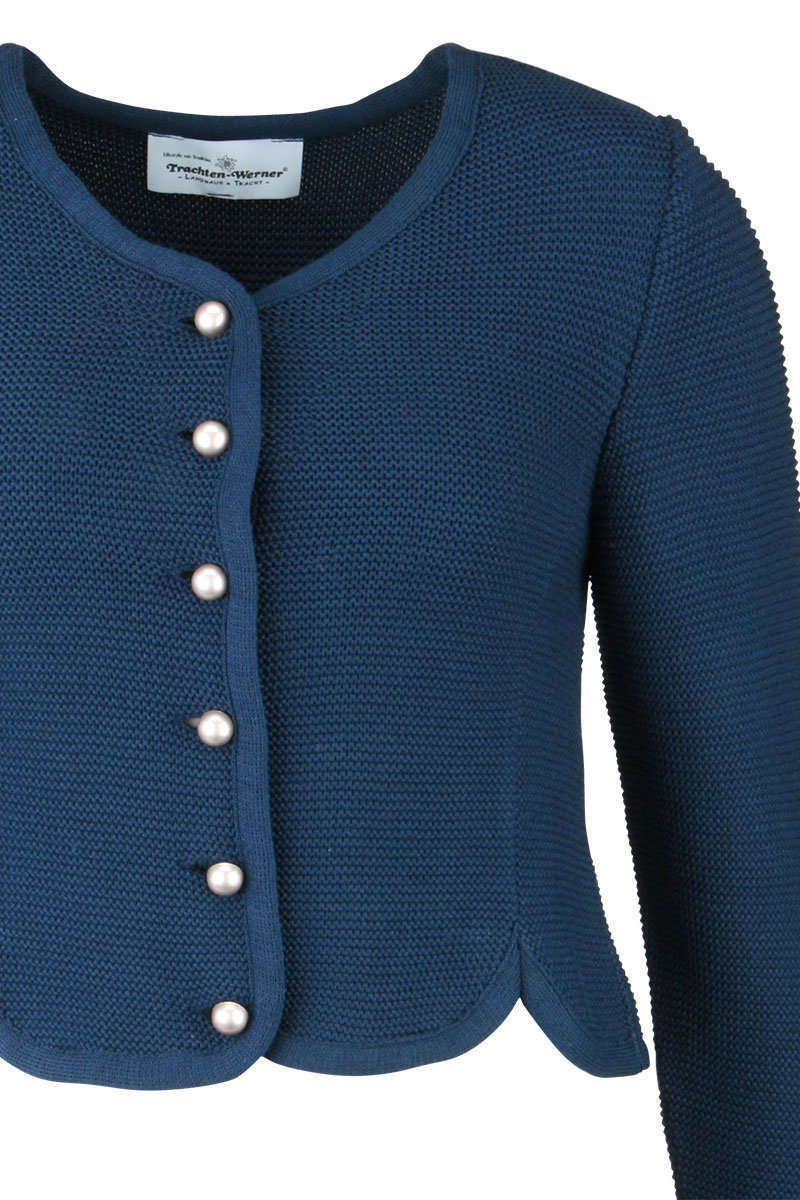 Dirndljacke Strick mitternachtsblau Bild 2