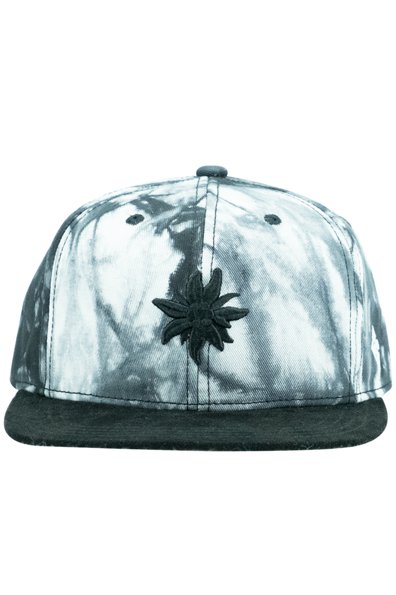 Cap Snapback 'Edelwei' batik schwarz Bild 2