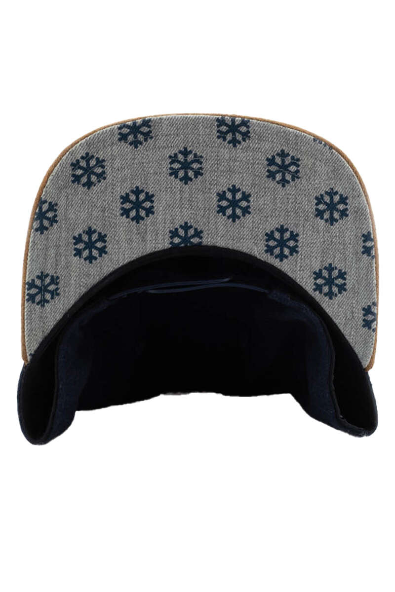 Winter Cap Unisex mit Wintersportpatches dunkelblau Bild 2