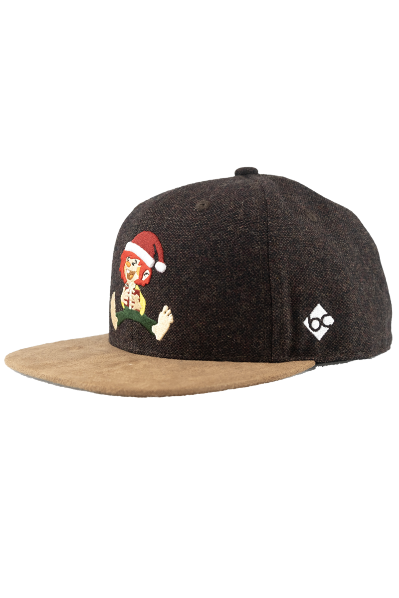 Weihnachtsedition Pumuckl Cap Snapback dunkelrot