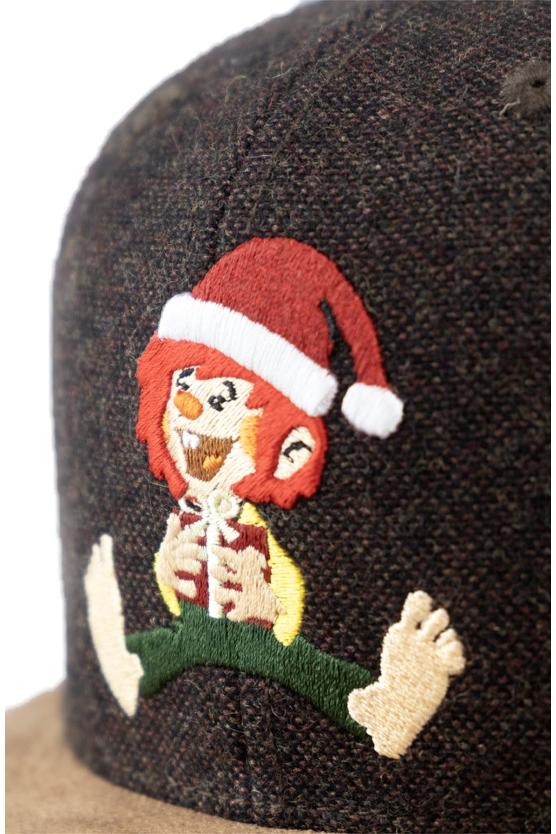 Weihnachtsedition Pumuckl Cap Snapback dunkelrot Bild 2