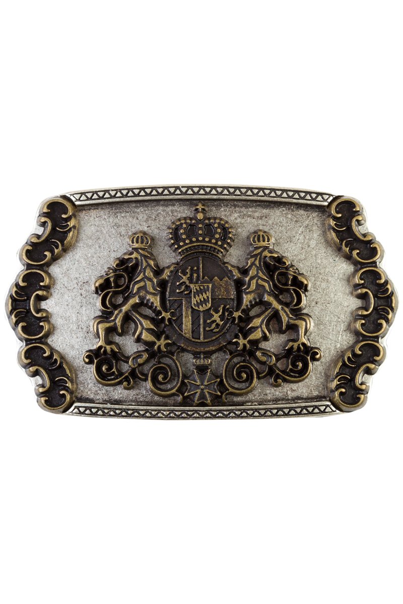 Schliee bayrischem Wappen ASI/AME silber