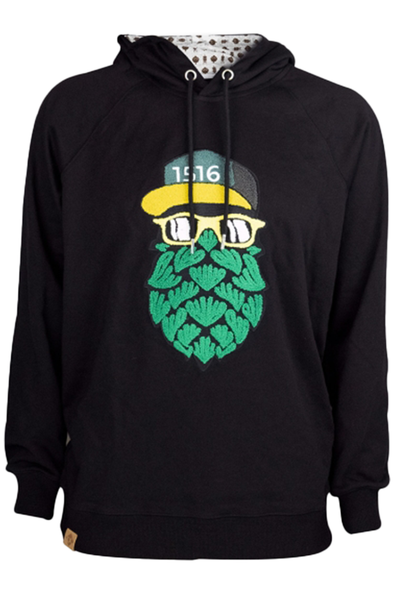 Herren Pullover 'Hopfinator' schwarz