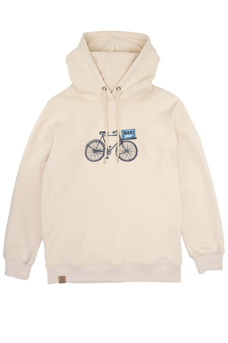 Herren Pullover 'Expresslieferdienst' beige