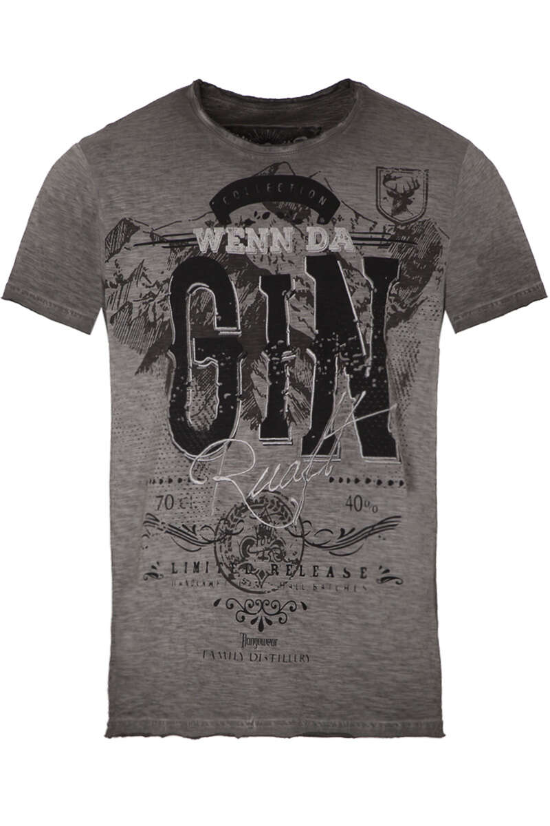 Herren T-Shirt Gin grau