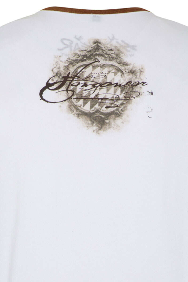 Herren T-Shirt mit Ludwig II weiß Bild 2