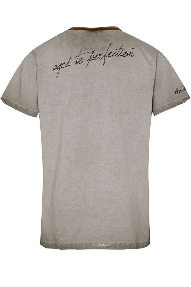 Herren T-Shirt Whiskey beige Bild 2