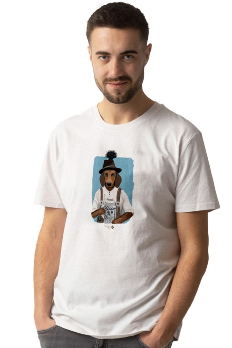 Herren T-Shirt 'Prost Waldi' trkis Bild 2