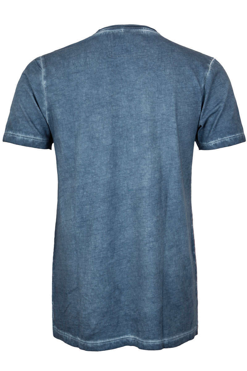 Herren Trachten T-Shirt Alpenhipster Denim Blue Bild 2