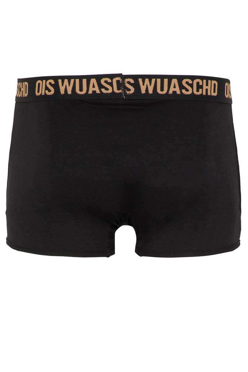 Boxershorts Bayrische Weißwurst  'ois is wuaschd' schwarz Bild 2