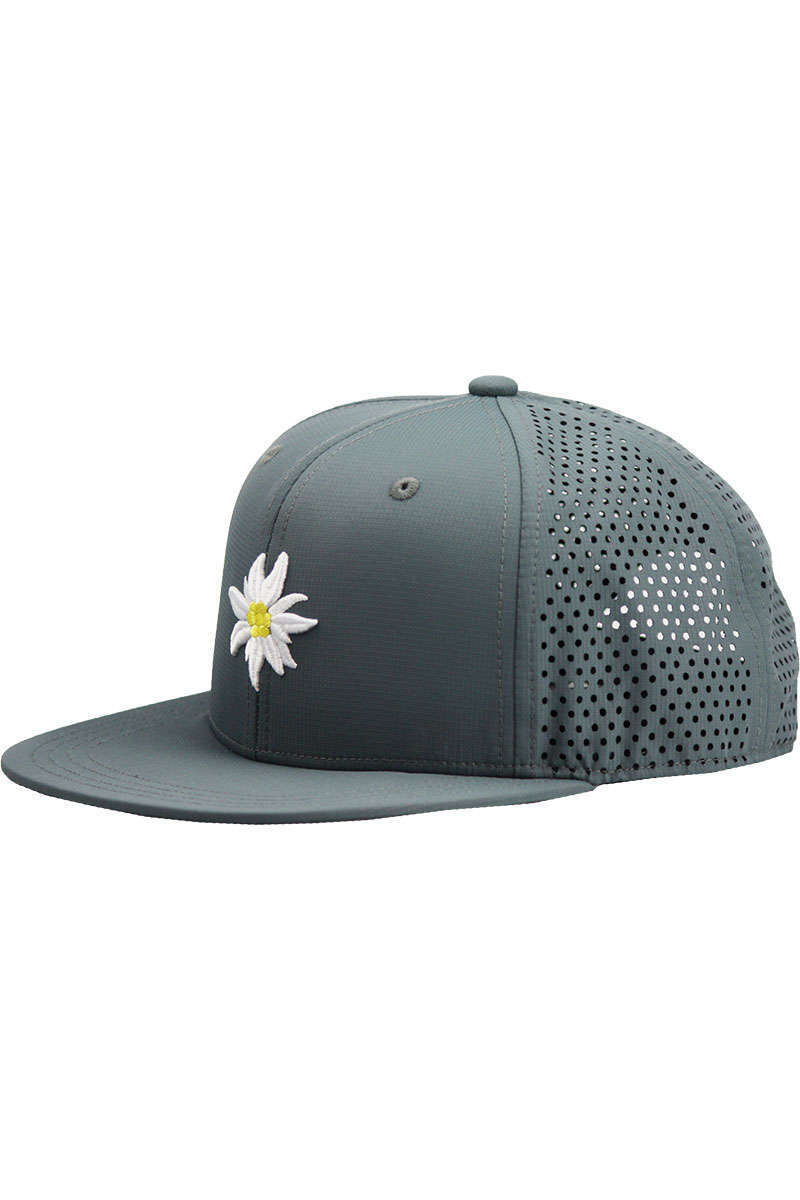 Snapback Cap mit Edelweisslogo grau