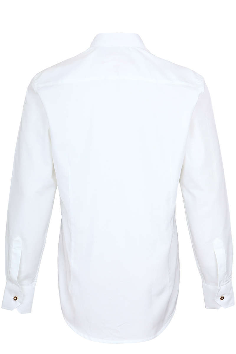 Trachten Hemd Slim Gipfelstürmer mit Stehkragen weiß Bild 2