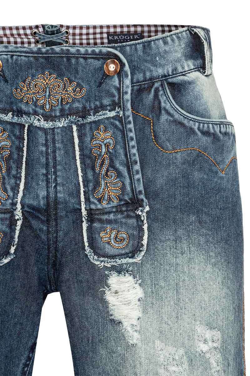 Herren Jeans 'Lederhose' Bild 2