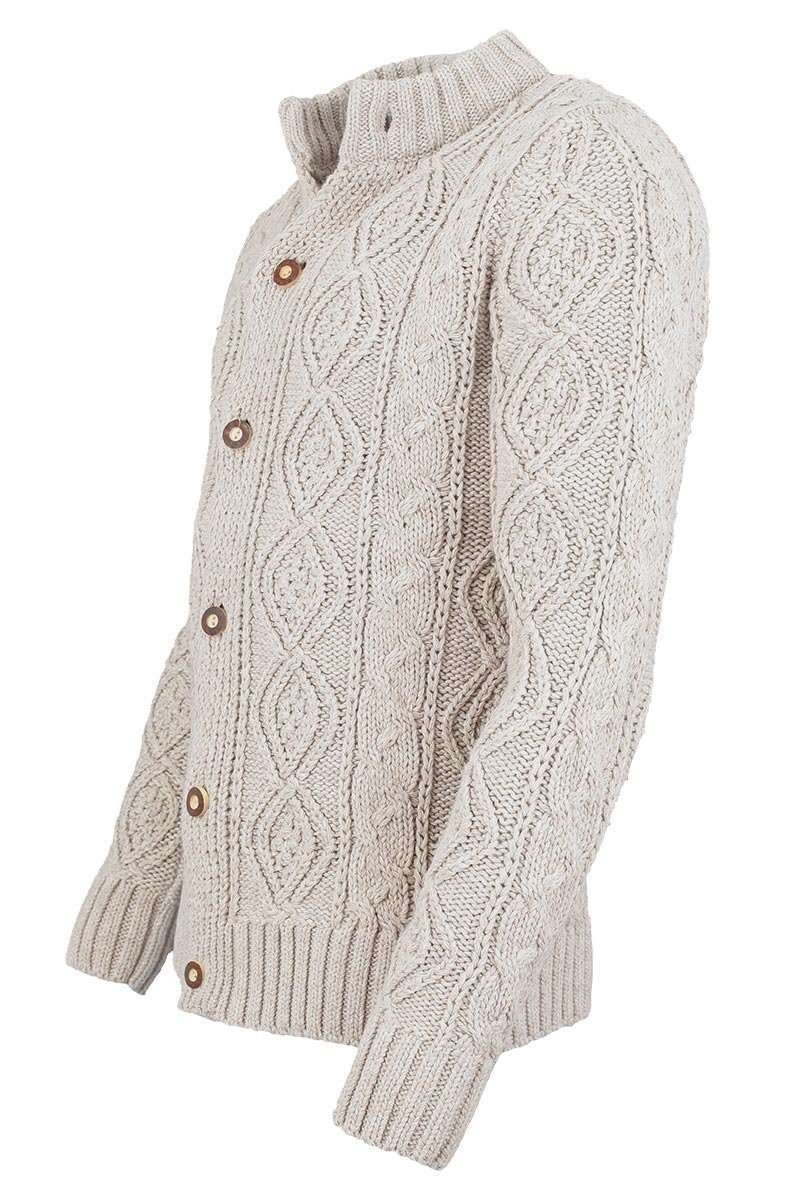 Herren Trachtenstrickjacke beige Bild 2