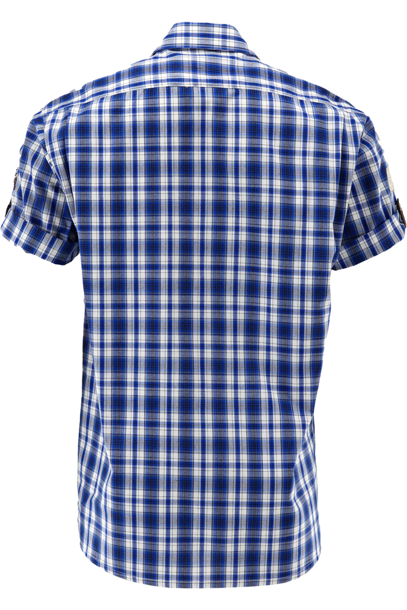 Herren Trachtenhemd kariert Regular Fit blau/grn Bild 2