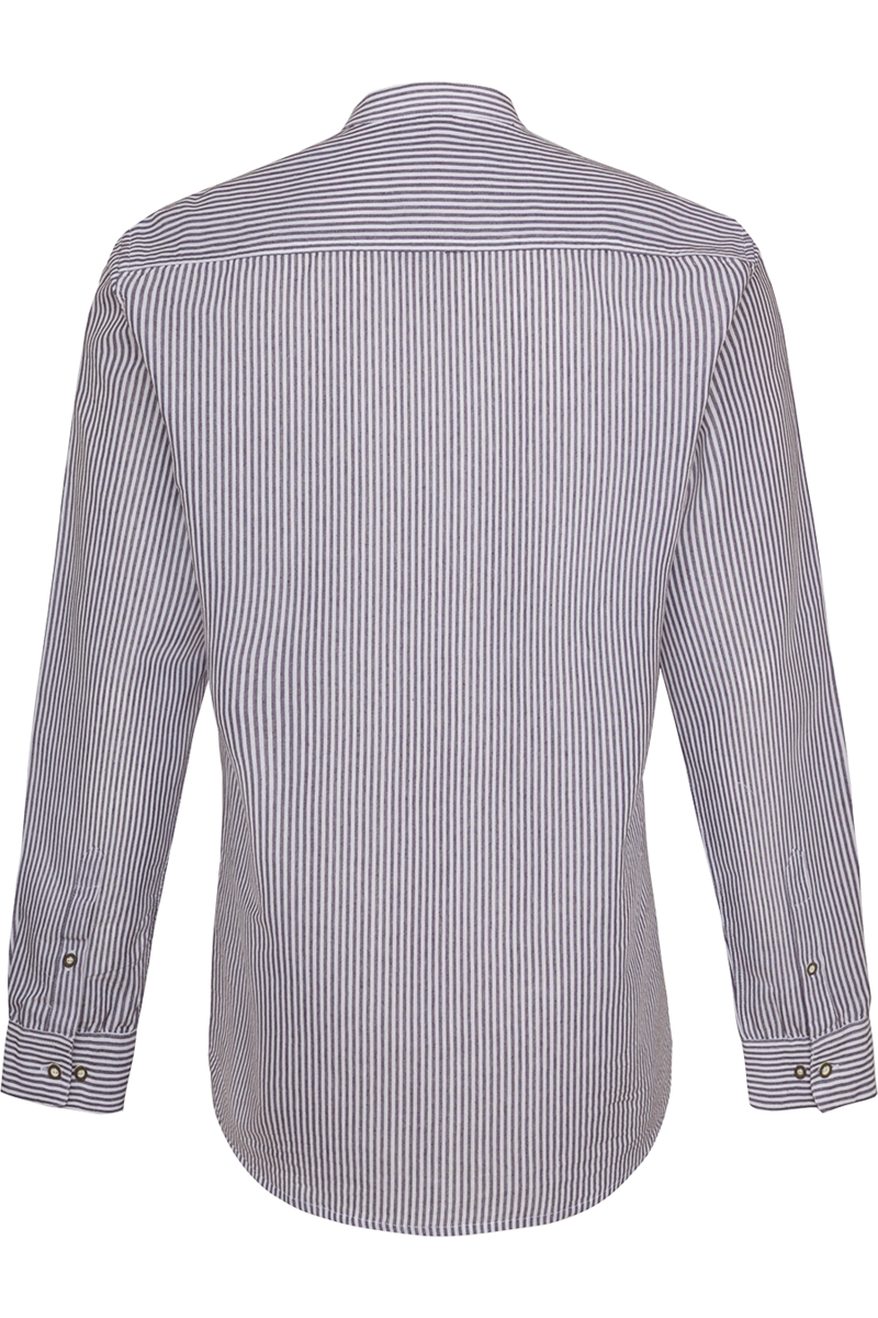 Herren Trachtenhemd Slim Fit mit FCB-Logo wei/grau Bild 2