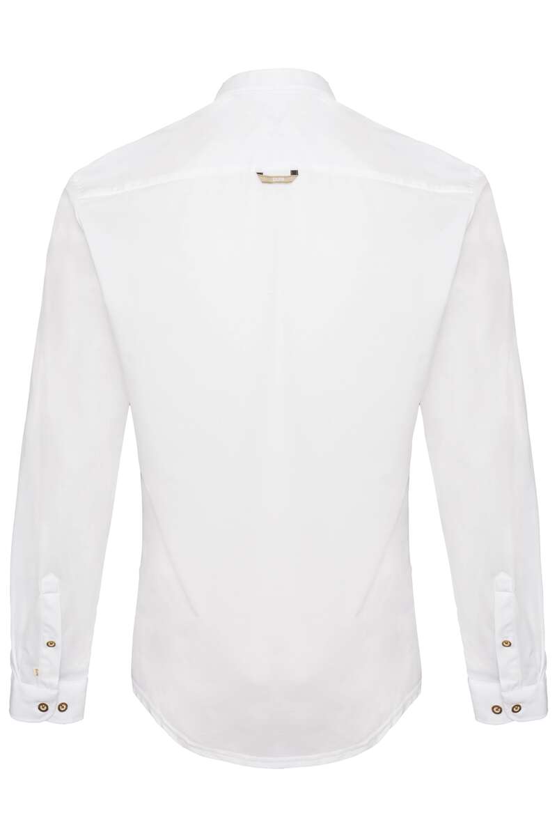 Herren Trachten Funktionshemd Slim fit wei Bild 2