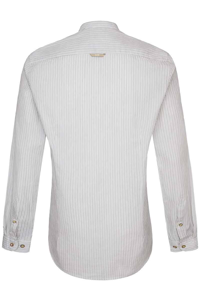 Herren Trachtenhemd Modern-Fit Streifen grn Bild 2