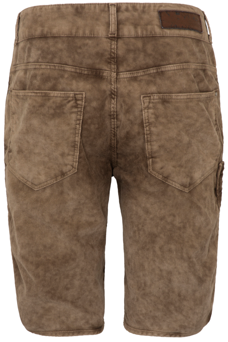 Herren Trachtencordhose 'Lederhosenstyle' schlamm Bild 2