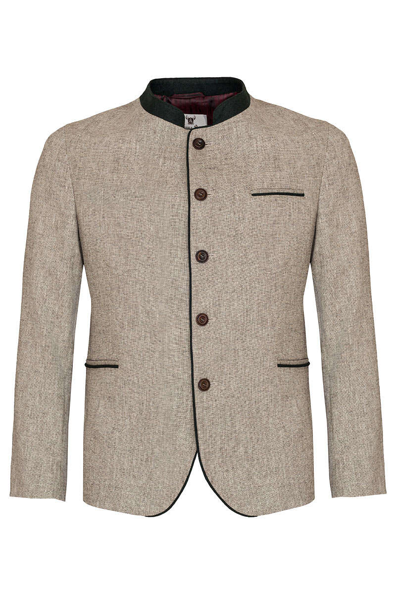 Herren Trachtensakko taupe grn