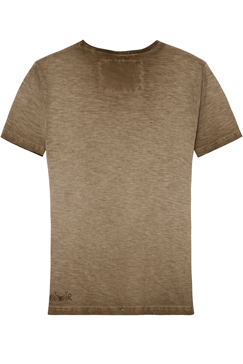 Herren T-Shirt 'geile Sau' hellbraun Bild 2