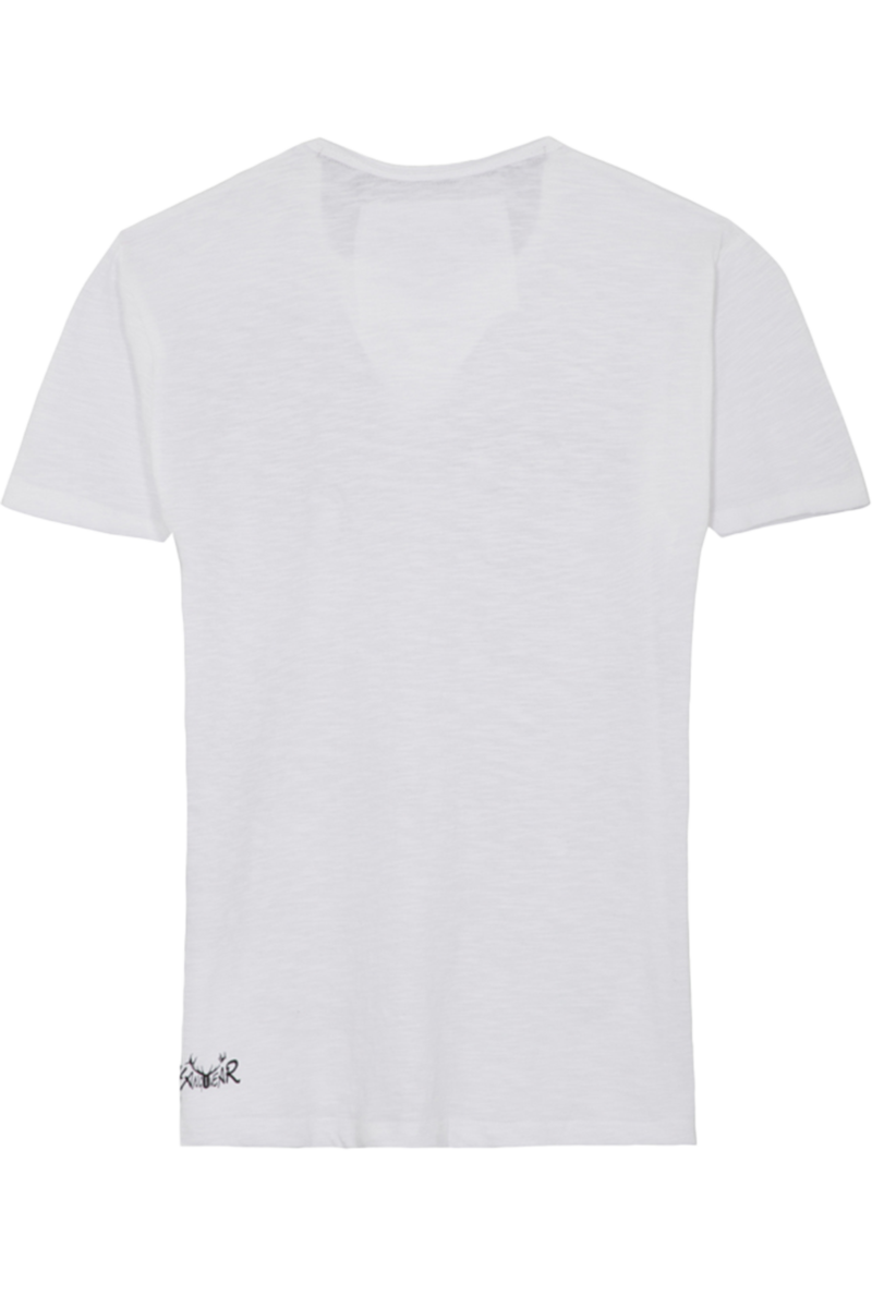 Herren T-Shirt 'Berg Bursch' Bio-Baumwolle wei Bild 2