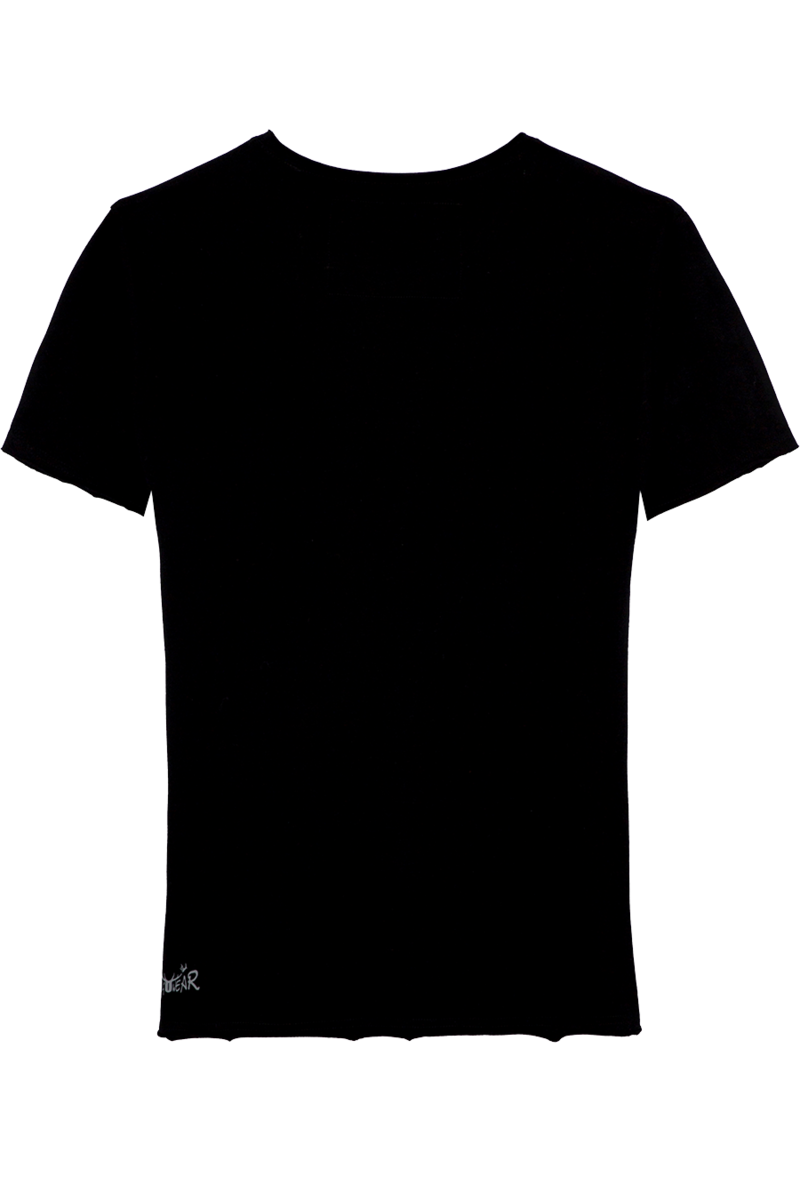 Herren T-Shirt mit Dickschdl-Print schwarz Bild 2